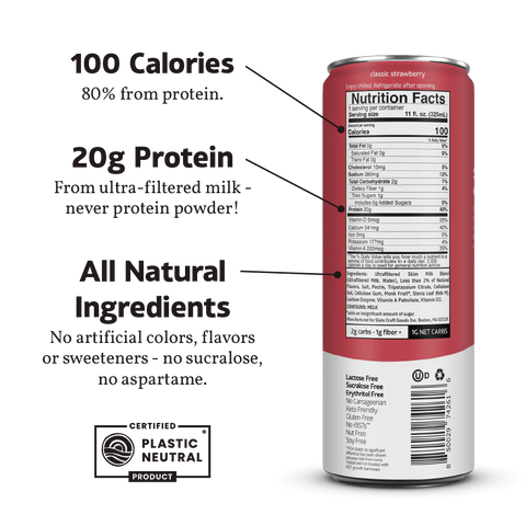 Classic Strawberry Shake - 12 Pack