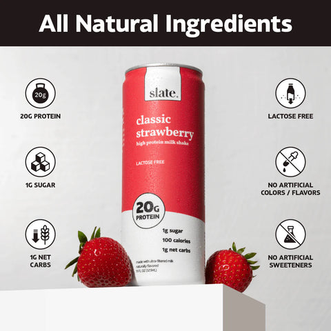 Classic Strawberry Shake - 12 Pack